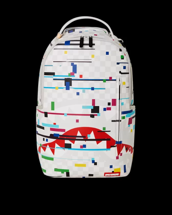 Sprayground BACKPACKS*SHARKS IN PARIS GLITCH RIDER BACKPACK (DLXV)