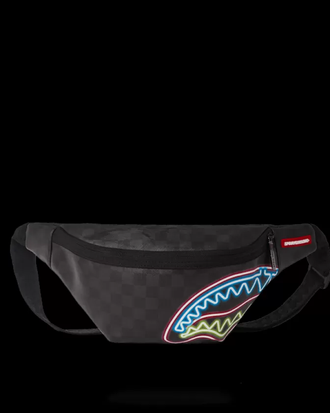 Sprayground CROSSBODYS*SHARKS IN PARIS GLOW SAVVY CROSSBODY