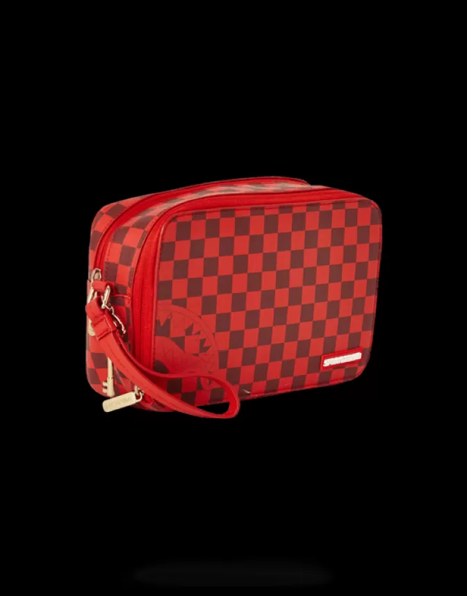 Sprayground TOILETRIES AKA MONEY BAGS*SHARKS IN PARIS RED TOILETRY AKA MONEY BAGS