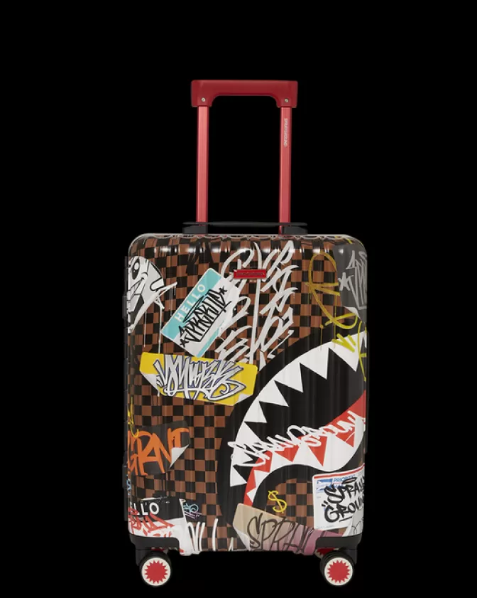 Sprayground SHARKS IN PARIS THE RIZZ SHARKNAUTICS HARDSHELL CARRY-ON LUGGAGE Hot