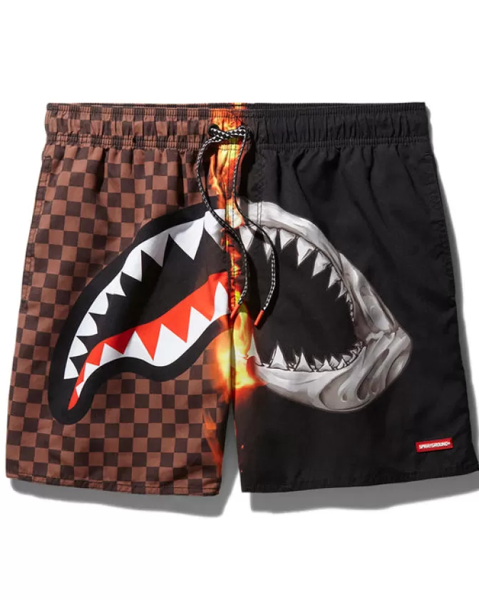 Sprayground SWIMWEAR*SHARKS IN PARIS UNSTOPPABLE SWIM TRUNKS