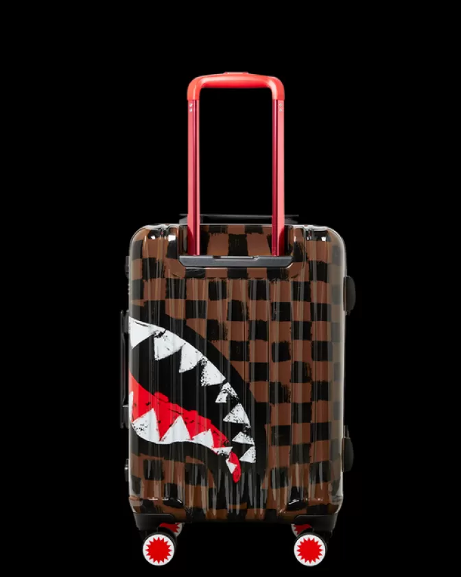 Sprayground SHARKS IN PARIS VANQUISH SHARKNAUTICS HARDSHELL CARRY-ON LUGGAGE Clearance