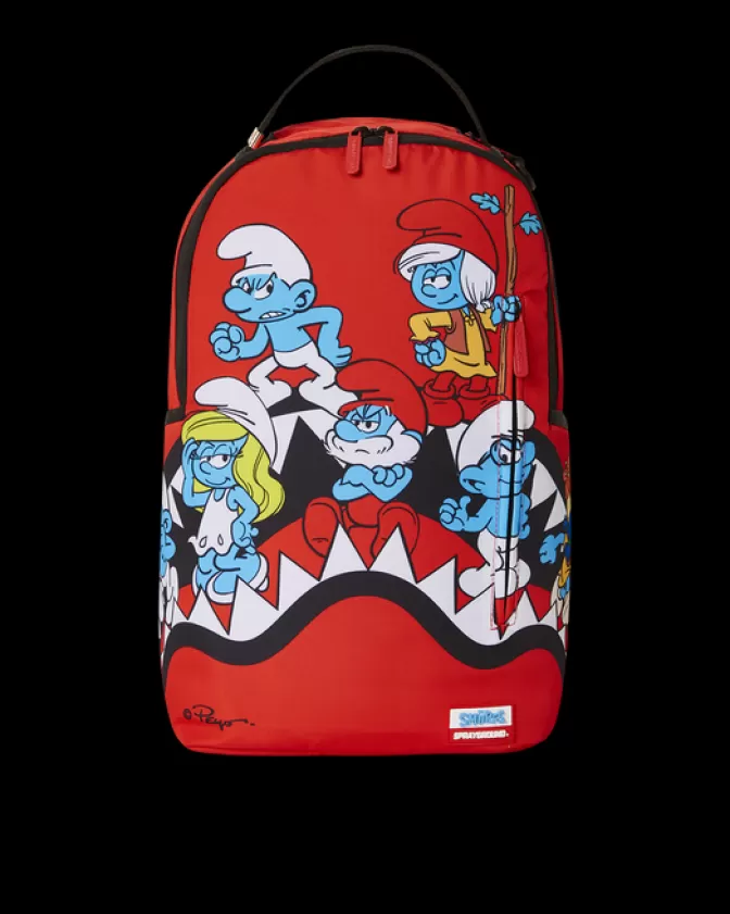 Sprayground BACKPACKS*SMURFS SHARK BOUNCE BACKPACK