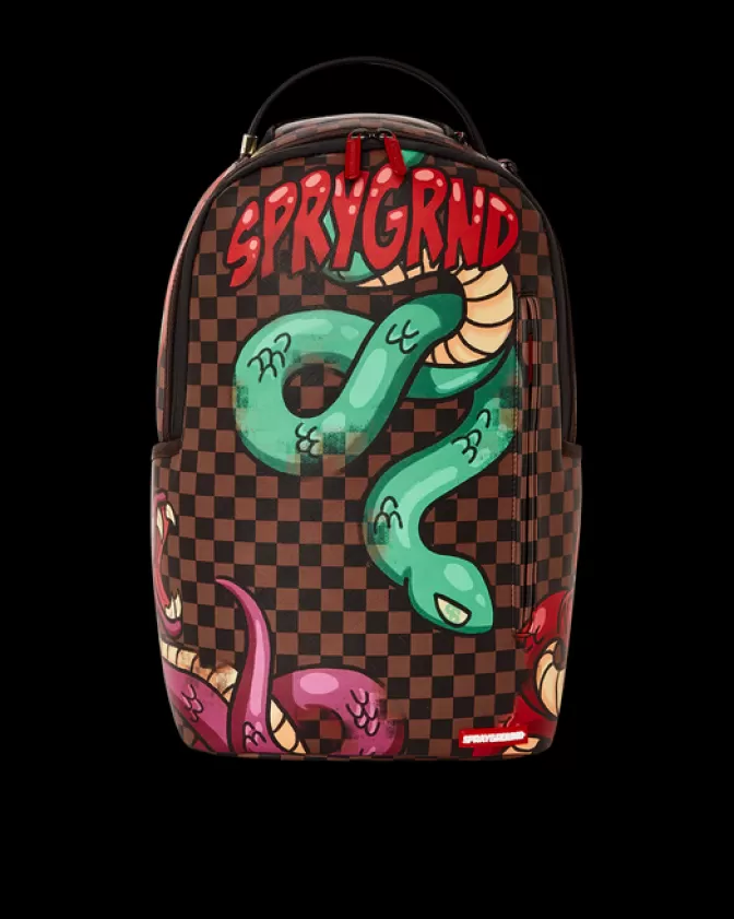 Sprayground BACKPACKS*SNAKES ON A BAG BACKPACK (DLXV)