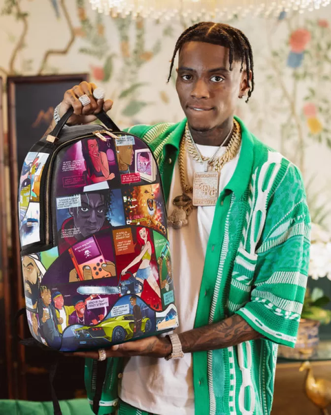 Sprayground BACKPACKS*SOULJA BOY COMIC LIFE