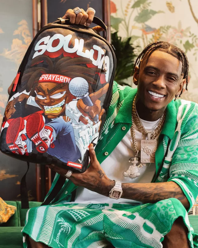 Sprayground BACKPACKS*SOULJA BOY MAKE THE CROWD GO WILD DRACO