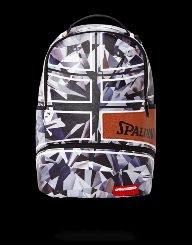 Sprayground BACKPACKS*SPALDING X ONE MILLION KARAT DIAMOND BACKPACK