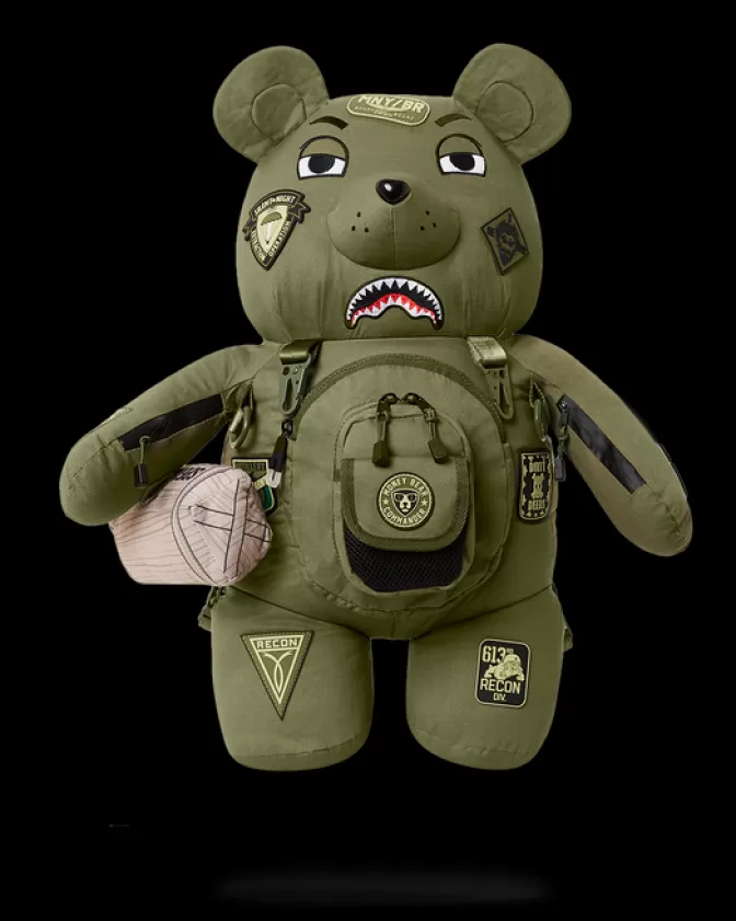 Sprayground TEDDY BEAR BACKPACKS | BACKPACKS*SPECIAL OPS FULL THROTTLE MONEYBEAR TEDDYBEAR BACKPACK