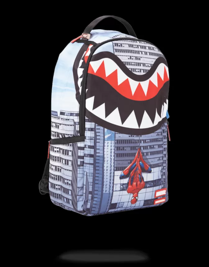 Sprayground BACKPACKS*SPIDERMAN UPSIDE DOWN SHARK