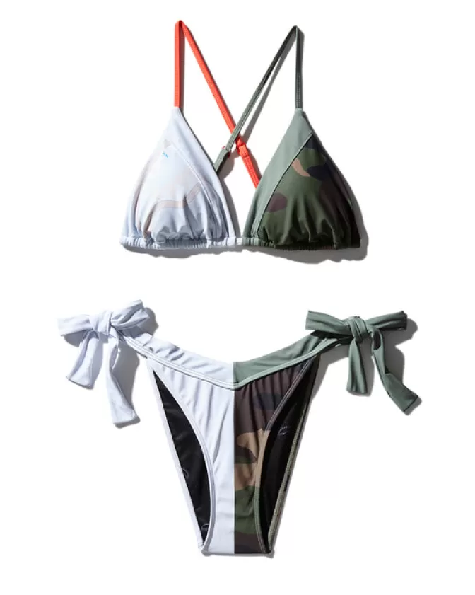 Sprayground SWIMWEAR*SPLIT BITE CAMO BIKINI