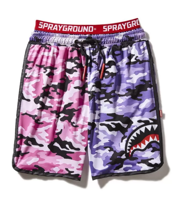 Sprayground SWIMWEAR*SPLIT CAMO CORTO SWIM TRUNKS