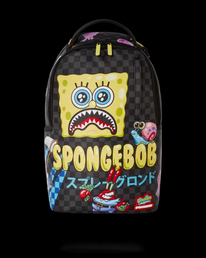 Sprayground BACKPACKS*SPONGEBOB ANIME u30b9u30d7u30ecu30fcu30b0u30e9u30a6u30f3u30c9 (DLXV)