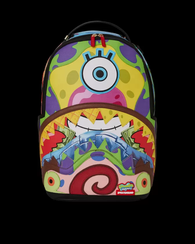 Sprayground BACKPACKS*SPONGEBOB CUT u0026 SEW BACKPACK (DLXV)