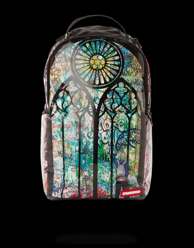 Sprayground BACKPACKS*SPRAYS THE LORD (HOLOGRAPHIC FABRIC)