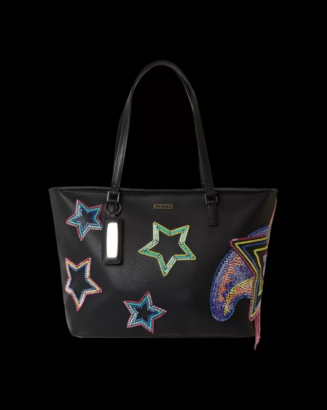 Sprayground TOTES | HANDBAGS*STAR RACER A.I.7 SANDFLOWER COLLAB BEADED TOTE