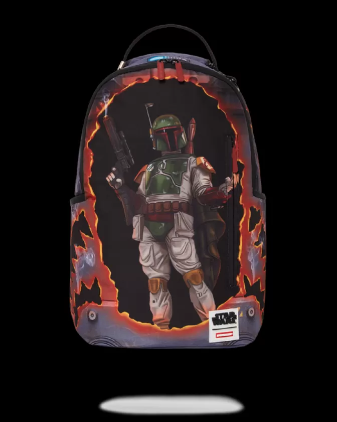 Sprayground BACKPACKS*STAR WARS BOBA FETT BLOWOUT SHARK BACKPACK