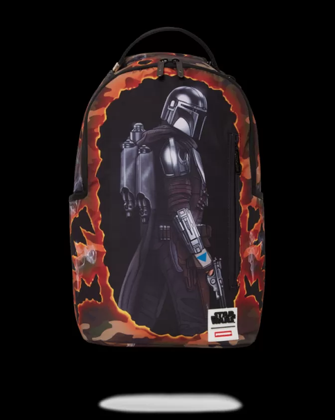 Sprayground BACKPACKS*STAR WARS MANDALORIAN BLOWOUT SHARK BACKPACK