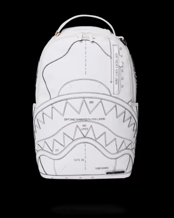 Sprayground BACKPACKS*TECHNICAL CUT u0026 SHARK BACKPACK (DLXV)