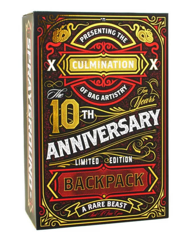 Sprayground BACKPACKS*THE 10 YEAR HUSTLE BACKPACK. MYSTERY BOX. NUMBERED 1 OF 100
