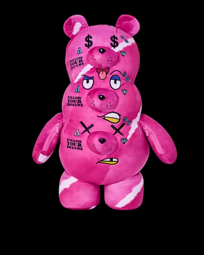 Sprayground TEDDY BEAR BACKPACKS | BACKPACKS*THE 3 HEADED BEAR PLUSH TEDDYBEAR BACKPACK