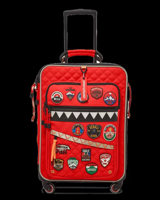 Sprayground THE GLOBAL EXPEDITION JETSETTER CARRY-ON LUGGAGE Clearance