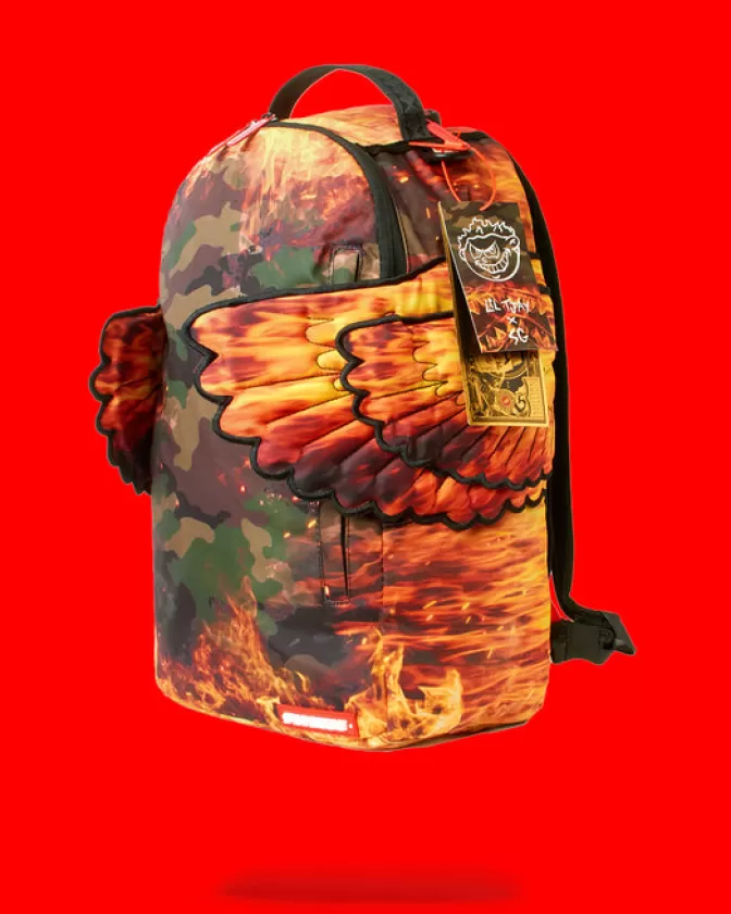 Sprayground BACKPACKS*THE LIL TJAY FALLIN ANGEL 4 WING BACKPACK