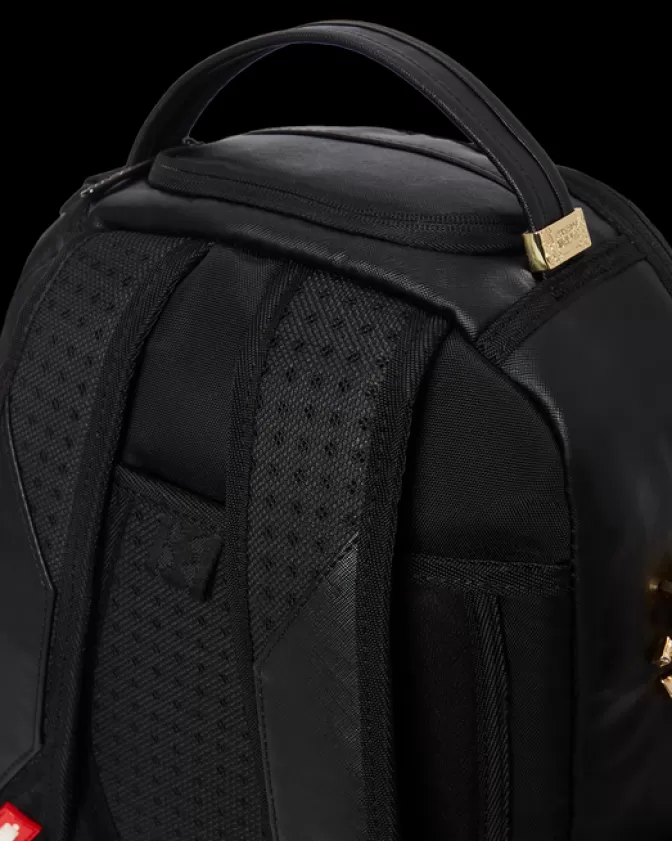 Sprayground BACKPACKS*THE LOST IN SPACE BACKPACK (10 3D GOLD METAL ASTRONAUTS)