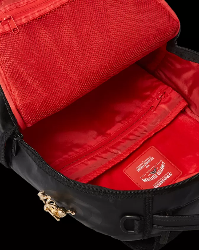 Sprayground BACKPACKS*THE LOST IN SPACE BACKPACK (10 3D GOLD METAL ASTRONAUTS)