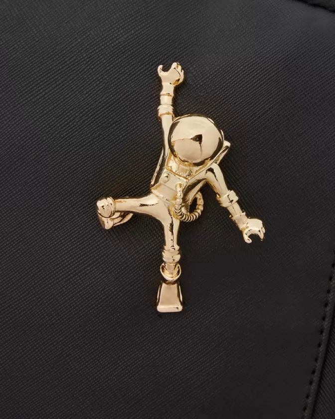 Sprayground BACKPACKS*THE LOST IN SPACE BACKPACK (10 3D GOLD METAL ASTRONAUTS)