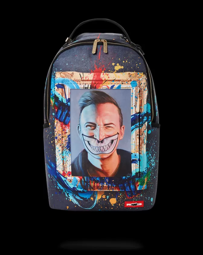 Sprayground BACKPACKS*THE RARE DBD GRIN SHARK PORTRAIT BY RON ENGLISH- SUPER LIMITED EDITION