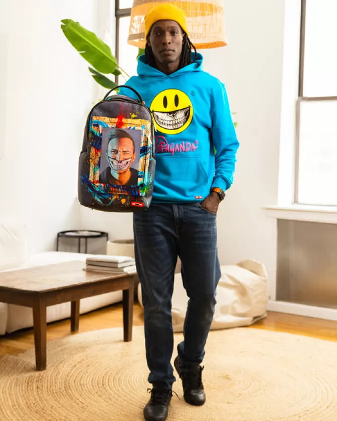Sprayground BACKPACKS*THE RARE DBD GRIN SHARK PORTRAIT BY RON ENGLISH- SUPER LIMITED EDITION