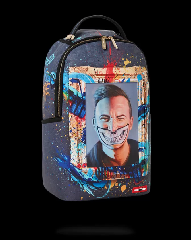 Sprayground BACKPACKS*THE RARE DBD GRIN SHARK PORTRAIT BY RON ENGLISH- SUPER LIMITED EDITION