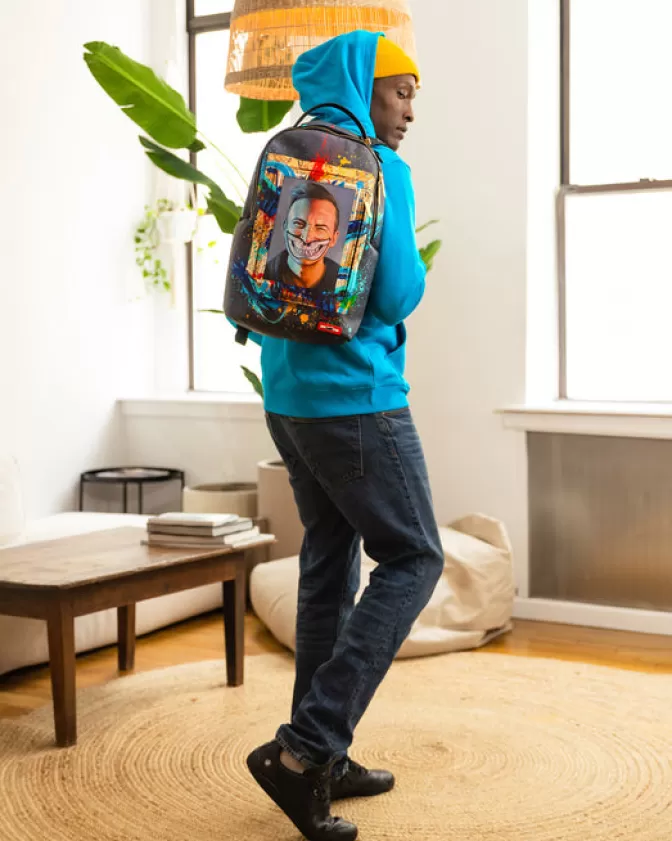 Sprayground BACKPACKS*THE RARE DBD GRIN SHARK PORTRAIT BY RON ENGLISH- SUPER LIMITED EDITION
