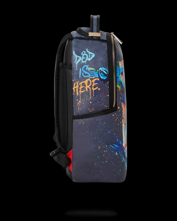 Sprayground BACKPACKS*THE RARE DBD GRIN SHARK PORTRAIT BY RON ENGLISH- SUPER LIMITED EDITION