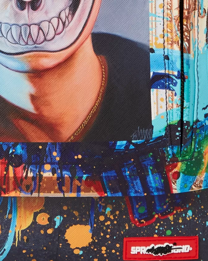 Sprayground BACKPACKS*THE RARE DBD GRIN SHARK PORTRAIT BY RON ENGLISH- SUPER LIMITED EDITION