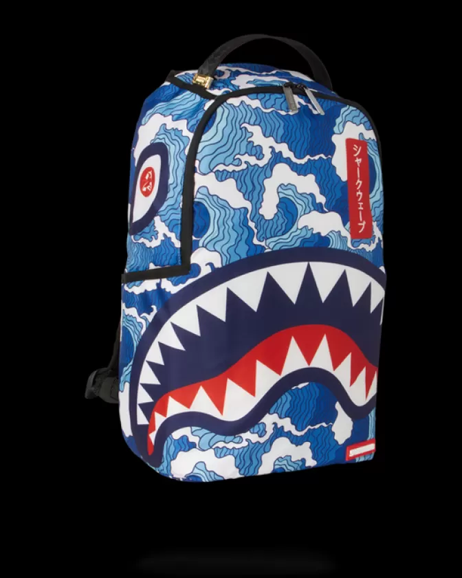 Sprayground BACKPACKS*THE SHARK WAVE (made from 100% recycled plastic bottles from the ocean)