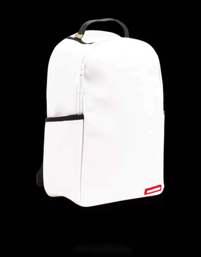 Sprayground BACKPACKS*THE DIY WHITE BACKPACK (VEGAN LEATHER u0026 INNER MONEY LINING) u0026 MARKERS INCLUDED