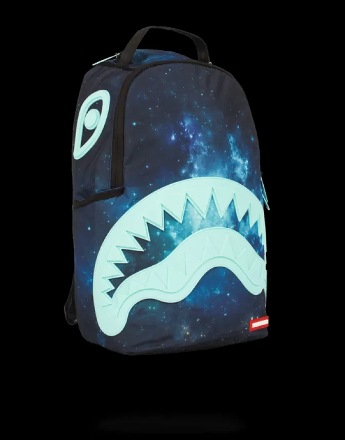 Sprayground BACKPACKS*TIFF GALAXY RUBBER SHARK