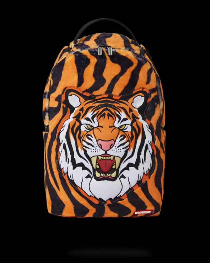 Sprayground BACKPACKS*TIGER COZY VELOUR FUR BACKPACK