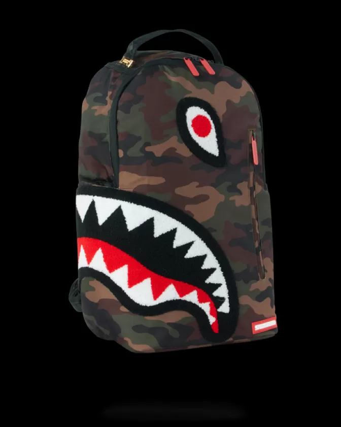 Sprayground BACKPACKS*TORPEDO SHARK (CAMO) BACKPACK