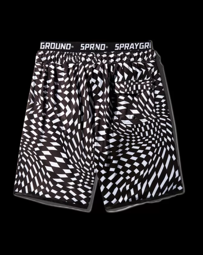 Sprayground SWIMWEAR*TRIPPY CORTO SWIM TRUNKS