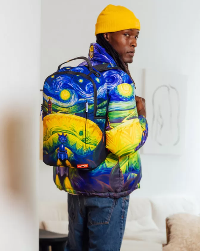 Sprayground BACKPACKS*TRIPPY NIGHTS RABBBIT EDITION RON ENGLISH COLLAB