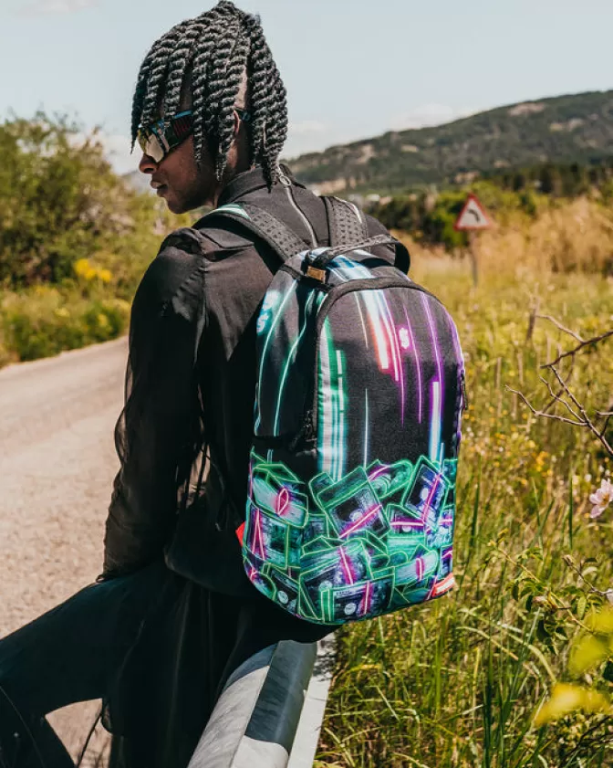 Sprayground BACKPACKS*u6697u53f7u901au8ca8u30b9u30bfu30c3u30af (CRYPTO STACKS) BACKPACK