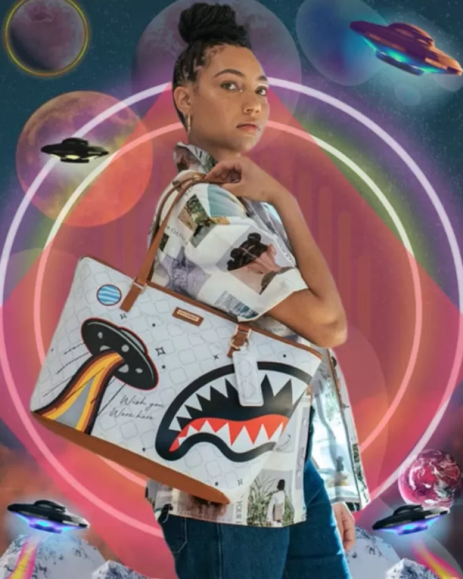 Sprayground TOTES*UFO FLYING COLORS TOTE