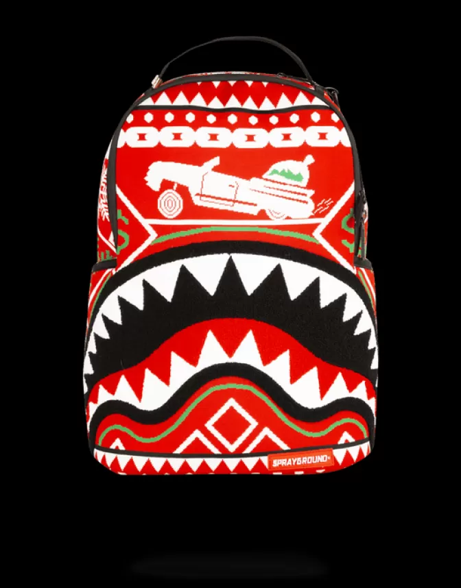 Sprayground BACKPACKS*UGLY SWEATER SHARK