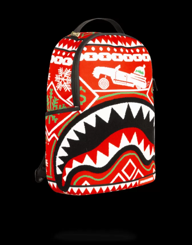 Sprayground BACKPACKS*UGLY SWEATER SHARK