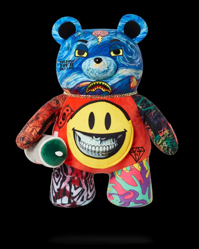 Sprayground TEDDY BEAR BACKPACKS | BACKPACKS*VILLAIN MONEY BEAR TEDDYBEAR RON ENGLISH EDITION BACKPACK