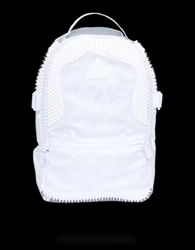 Sprayground BACKPACKS*WHITE KNIT CAMO RUBBER SYPTHON