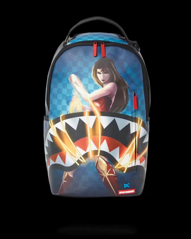 Sprayground BACKPACKS*WONDER WOMAN: LASSO SHARK DLXV BACKPACK