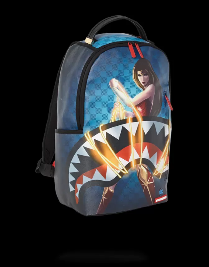 Sprayground BACKPACKS*WONDER WOMAN: LASSO SHARK DLXV BACKPACK